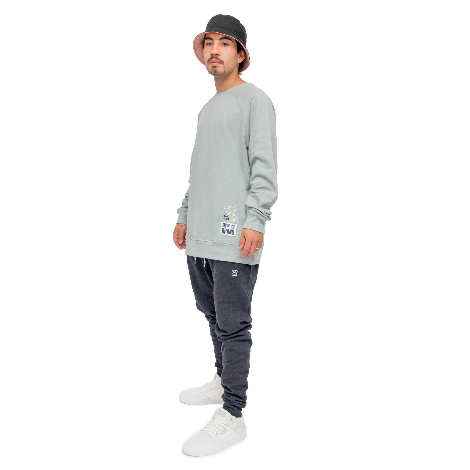 Polerón Hombre Branded Gray-2