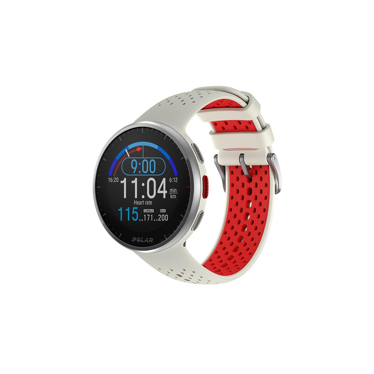 Reloj Running con GPS Pacer Pro White - Red-1