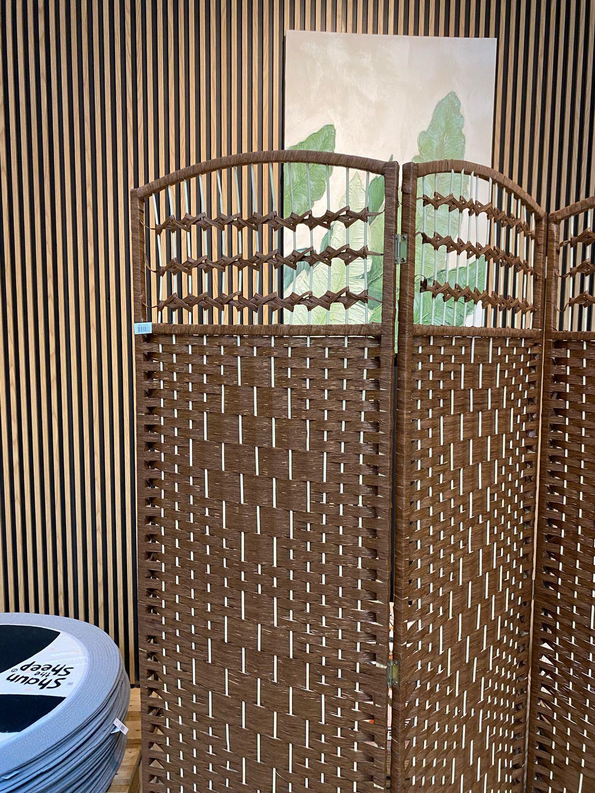 Biombo Separador de Ambientes 180cm*200cm 4 Paneles con Abertura superior-1