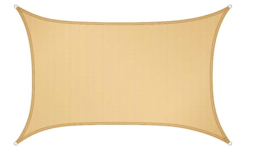 Toldo vela de 2.5x4 Rectangular color Beige-0