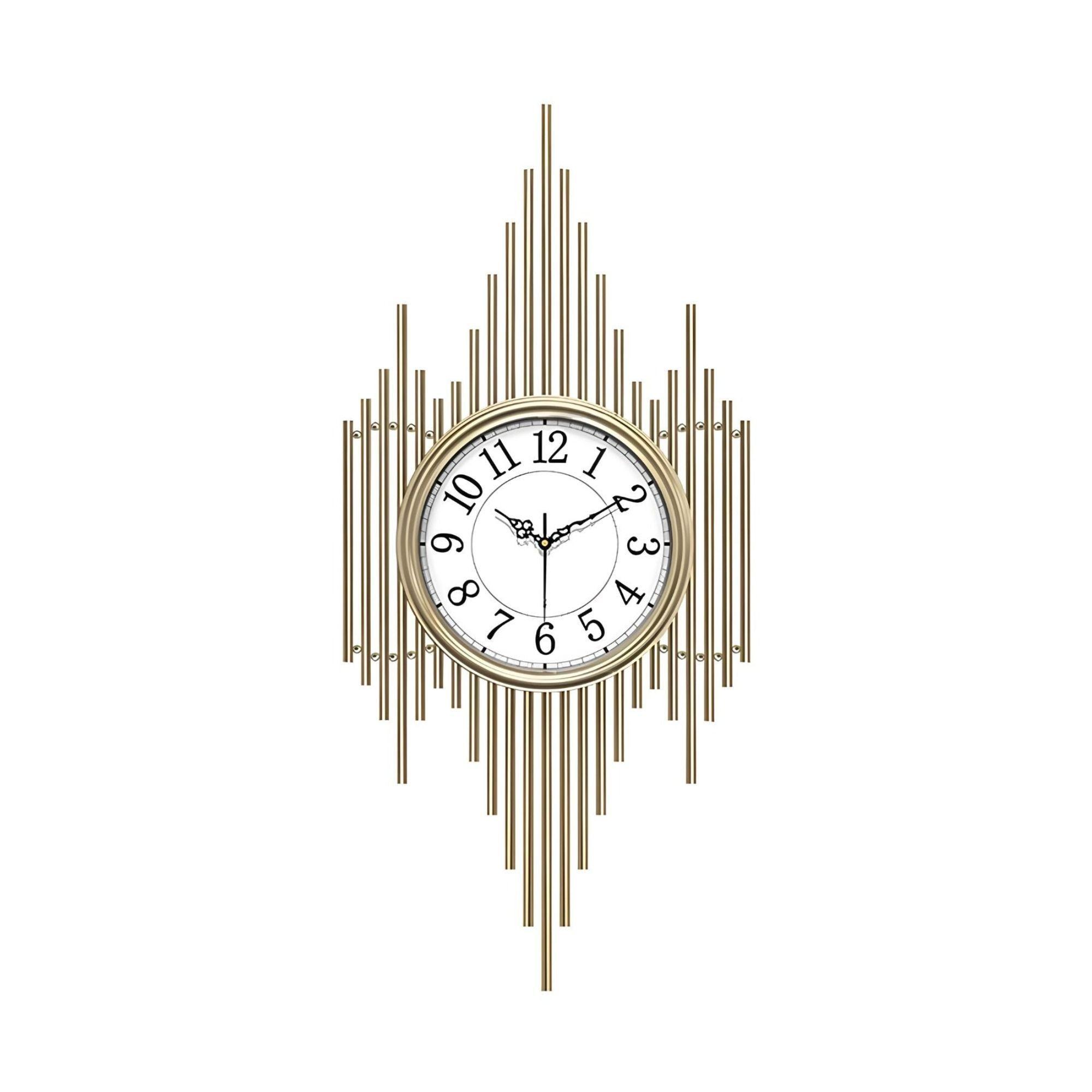 Reloj Metálico de Muro con Diseño Exclusivo-0