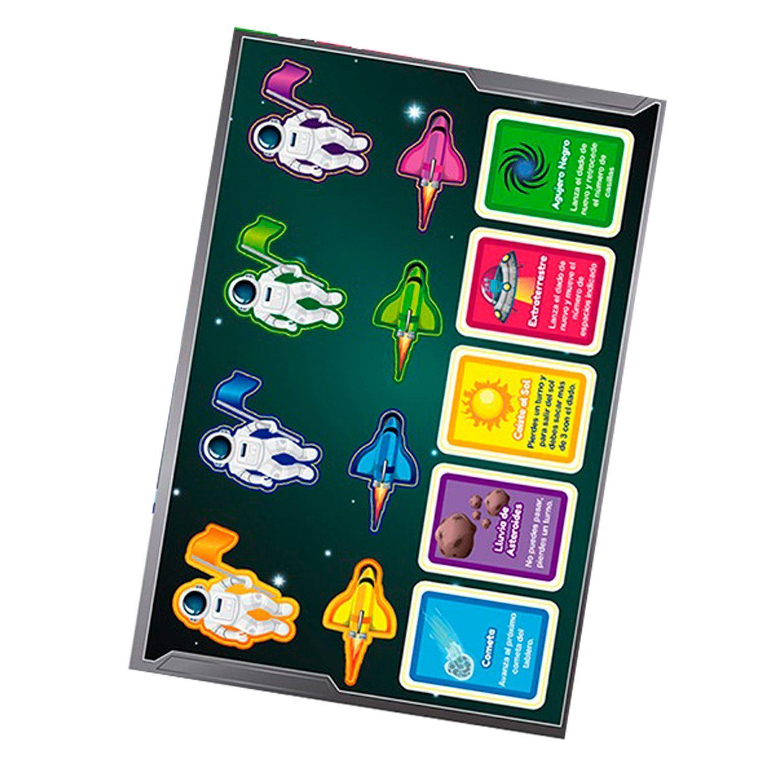 Juego De Mesa Magnético Viaje A La Luna Incluye Dados-3