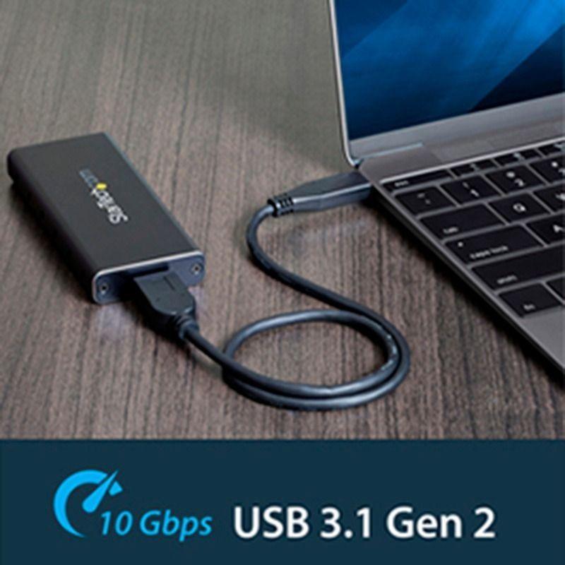 Cofre Gabinete Adaptador M.2 Ngff A Usb 3.1 Con Carcasa -8
