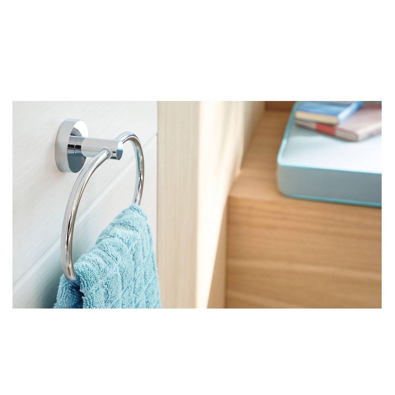 Soporte Ovalado De Toallas Acabado Acero Inoxidable Tesa Moon-2