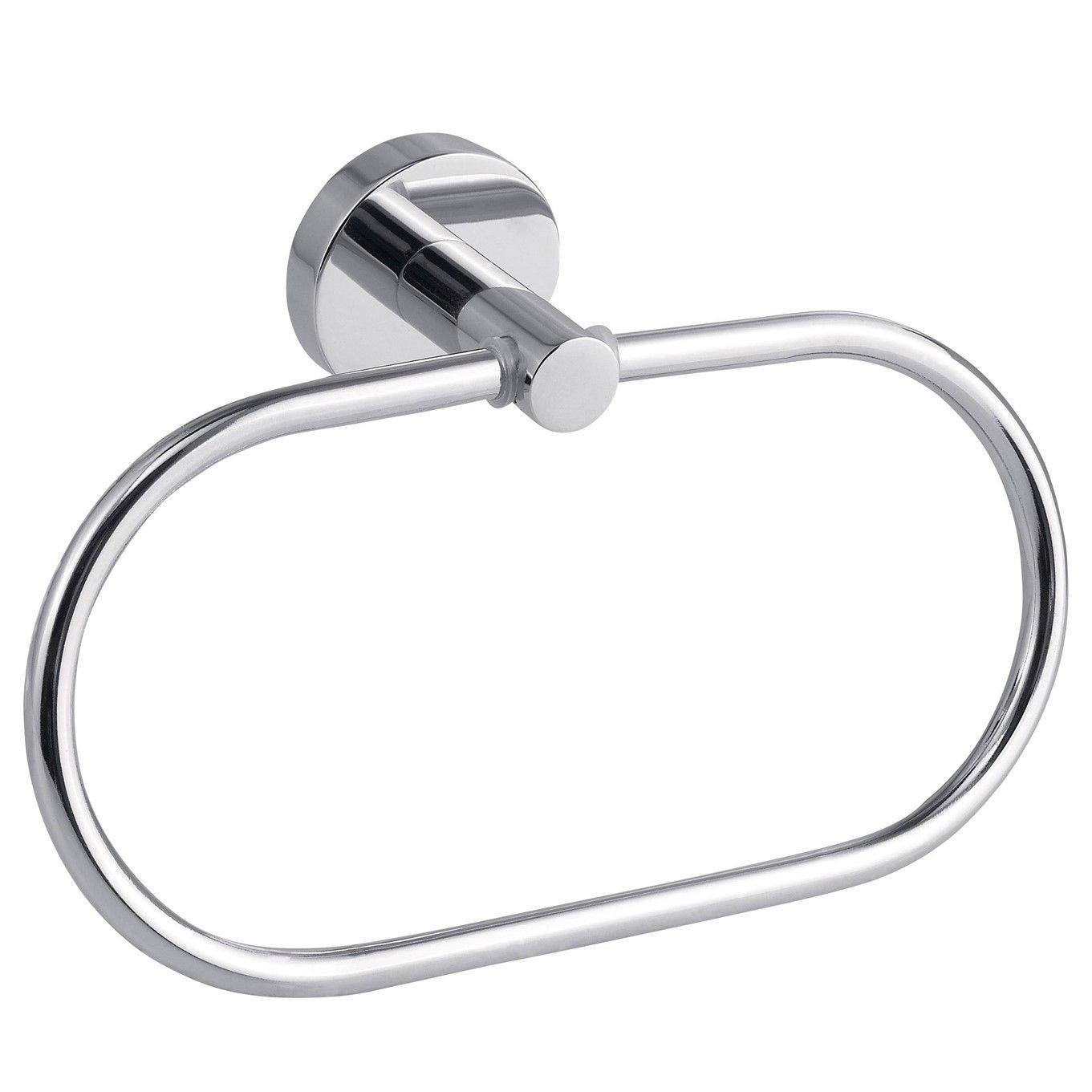 Soporte Ovalado De Toallas Acabado Acero Inoxidable Tesa Moon-1