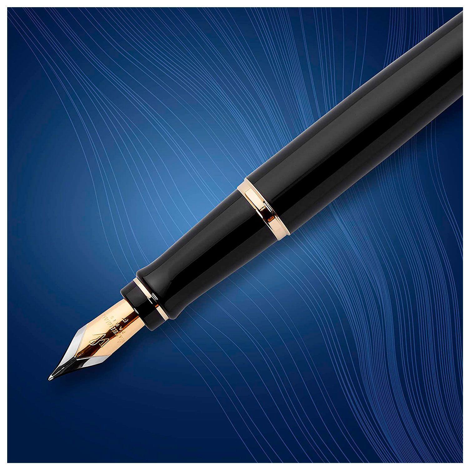 Waterman Expert 3 Negro Pluma Fuente Black/Gold-3