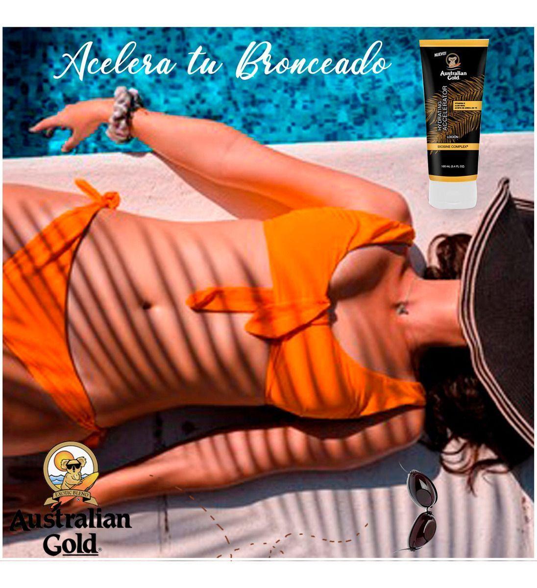 Australian Gold Loción  Acelerador Bronceador Sin Fps 100ml-3