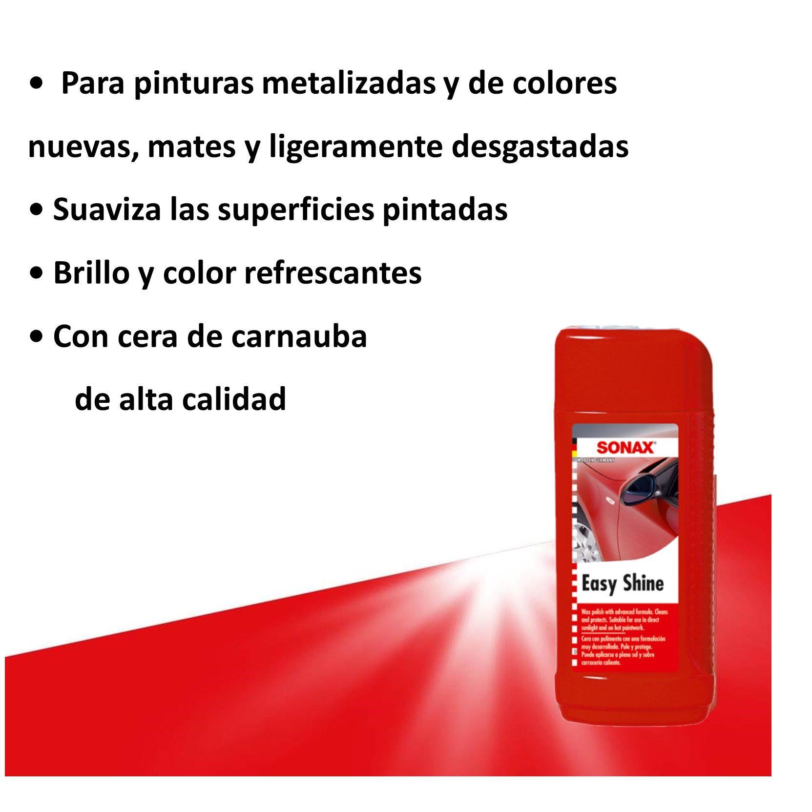 Cera Abrillantadora Sonax Easy Shine 250 ml Brillo Duradero-5