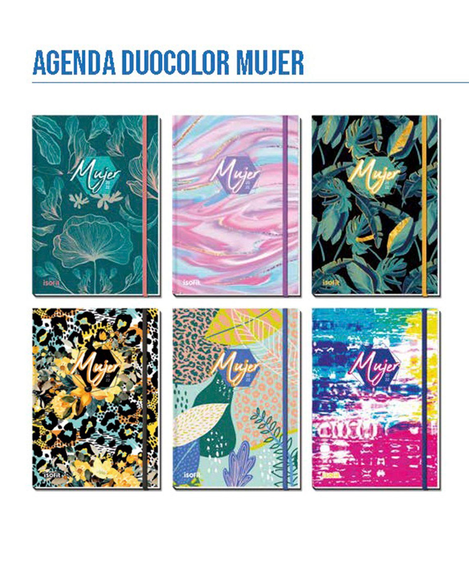 Agenda Mujer Año 2022 + 6 Lapices Pilot Super Gel / Libreta A-2