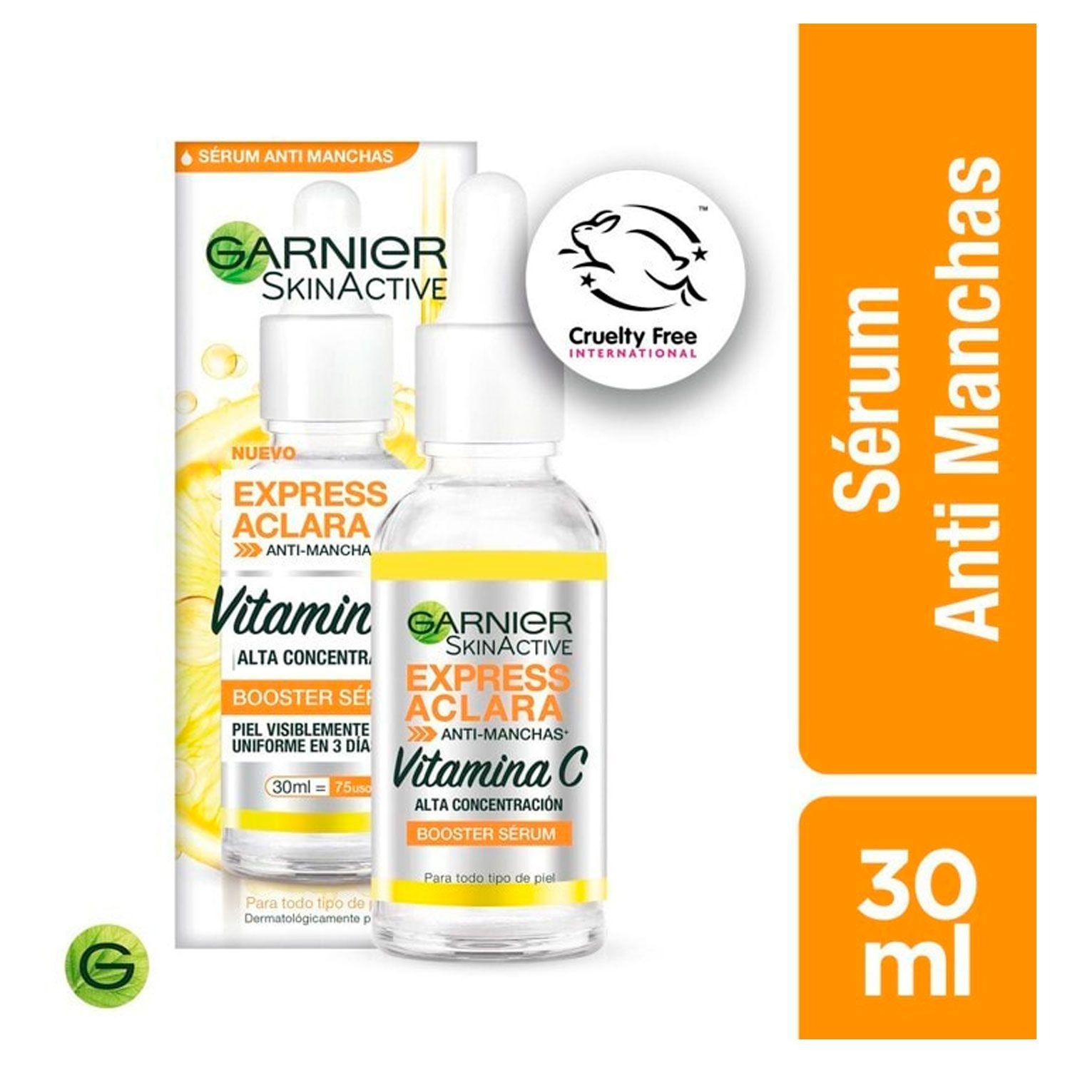 Pack Facial Express Aclara Vit. C Garnier + UV Defender F50-3