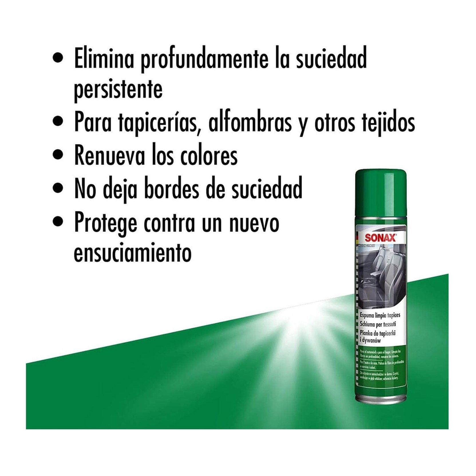 Espuma Limpia Tapices Sonax 400 ml Renueva tus Tapizados-4