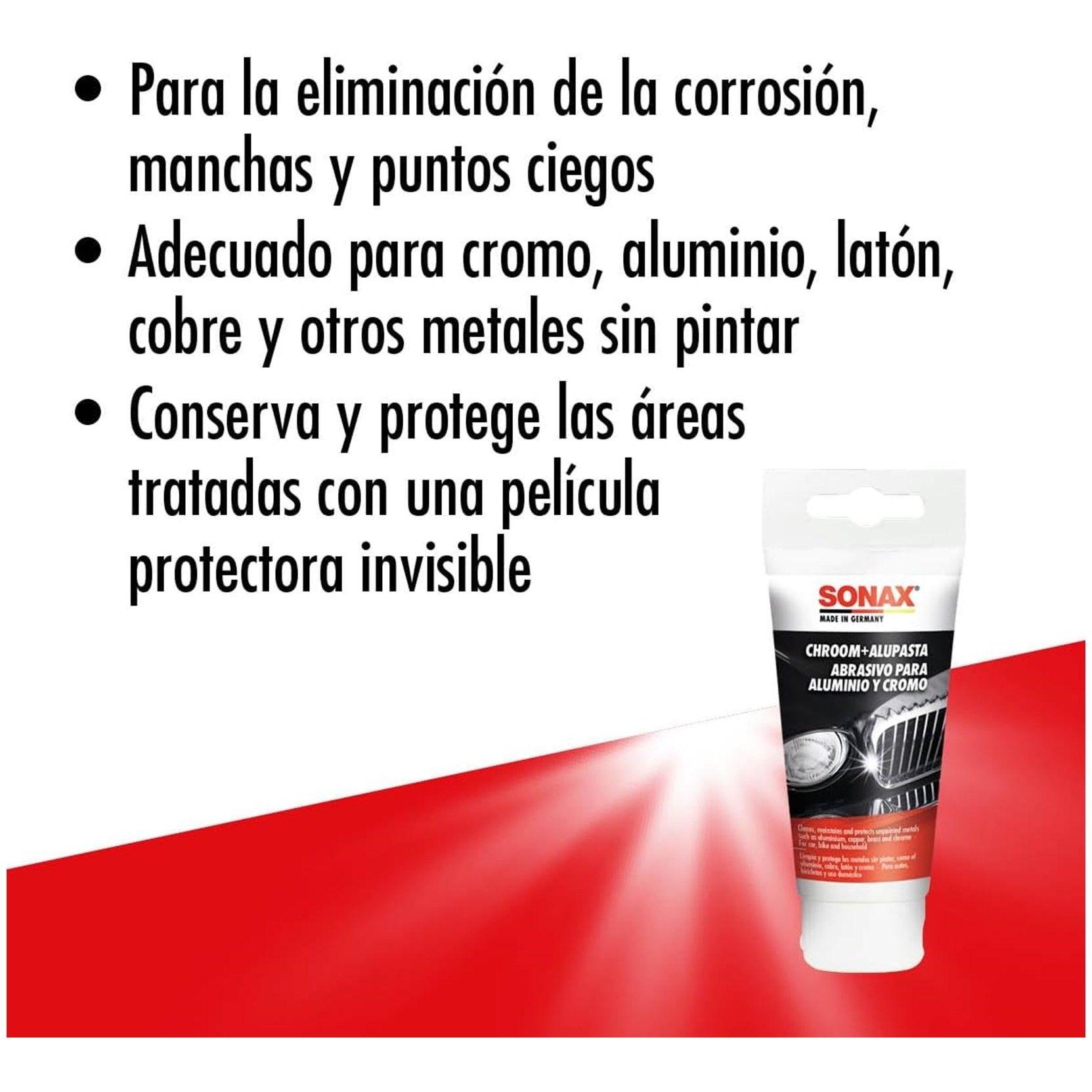 Pasta para Pulir Cromos Sonax 75 ml Restauración de Metales-4