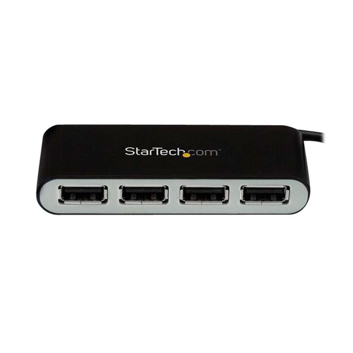 Adaptador Usb 2.0 De 4 Puertos Con Cable Integrado Portátil-3