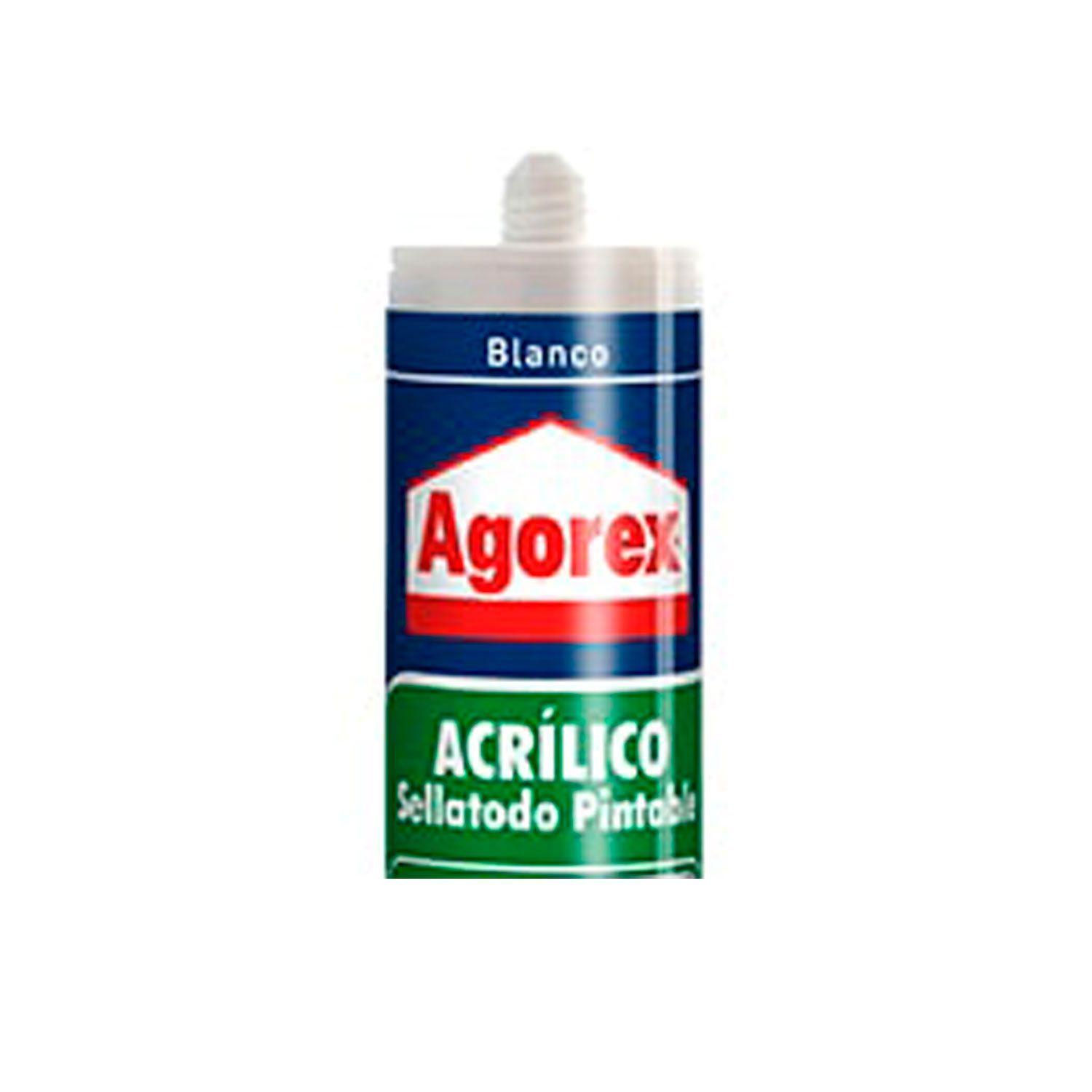 Sellante Profesional Acrilico Agorex 600 Blanco 300Ml-3