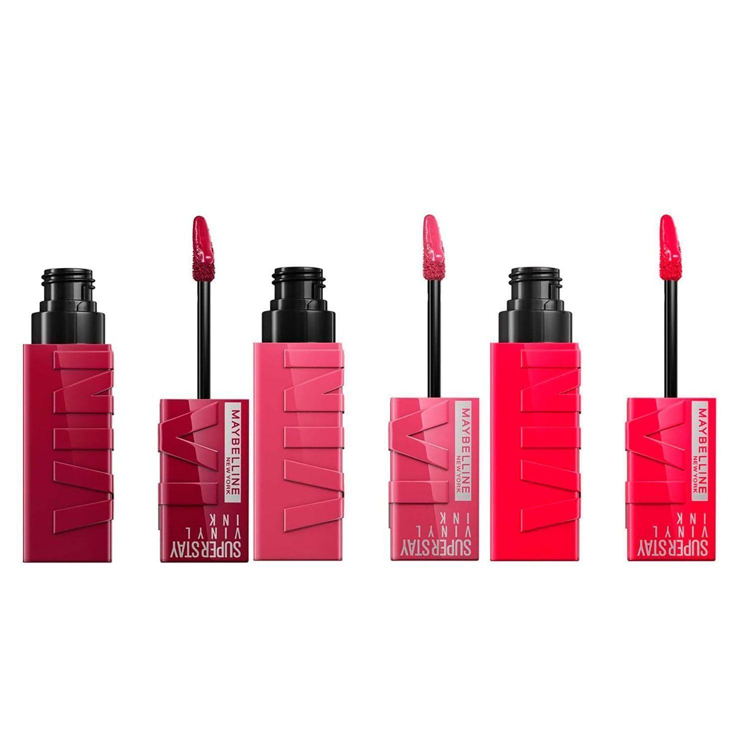 3 Labiales Superstay Vinyl Ink Rosas Hasta 16H Maybelline-1