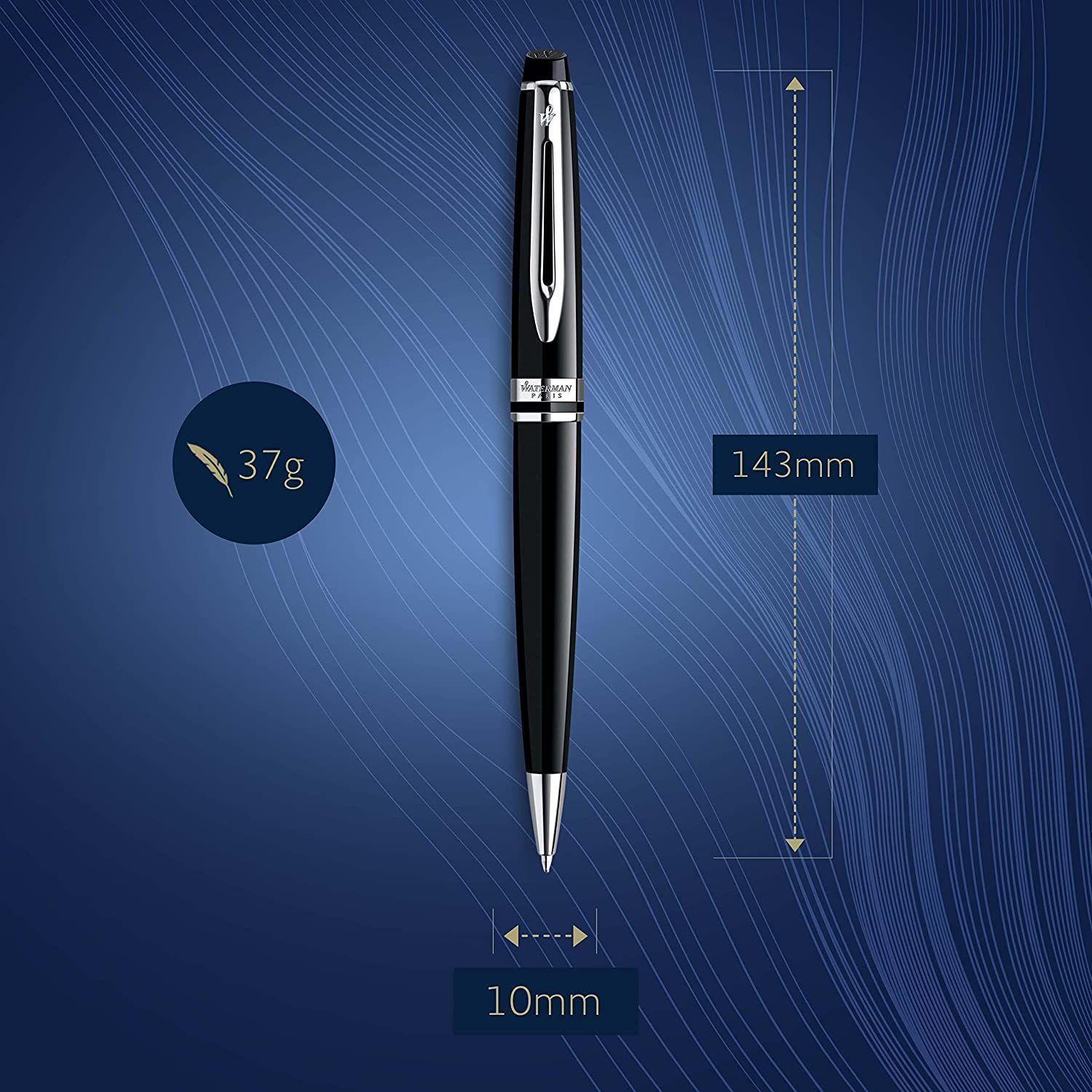 Waterman Expert 3 Mate Negro Boligrafo Pta Media Ct-2