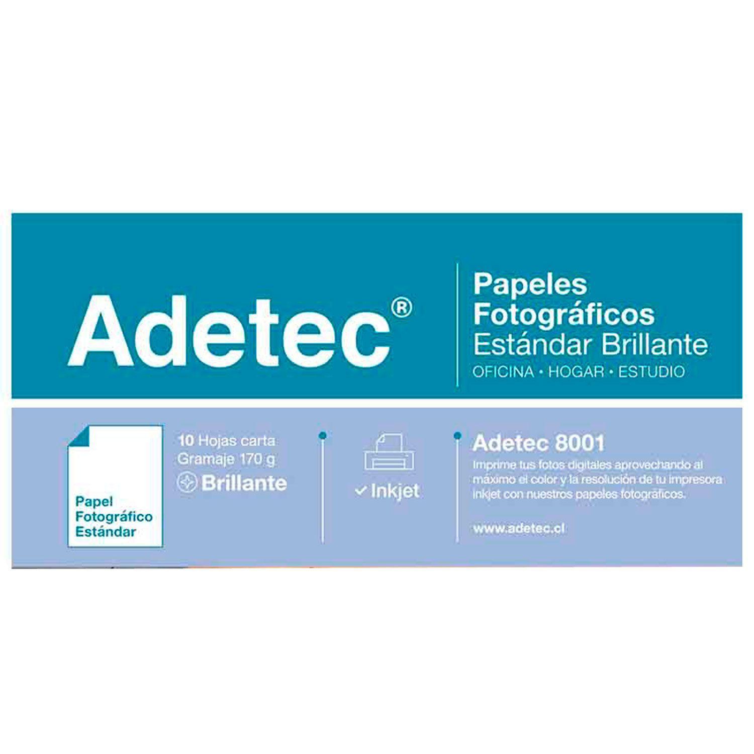 Papel Fotográfico Inkjet  Carta Brillante 170gr 10 hojas-3