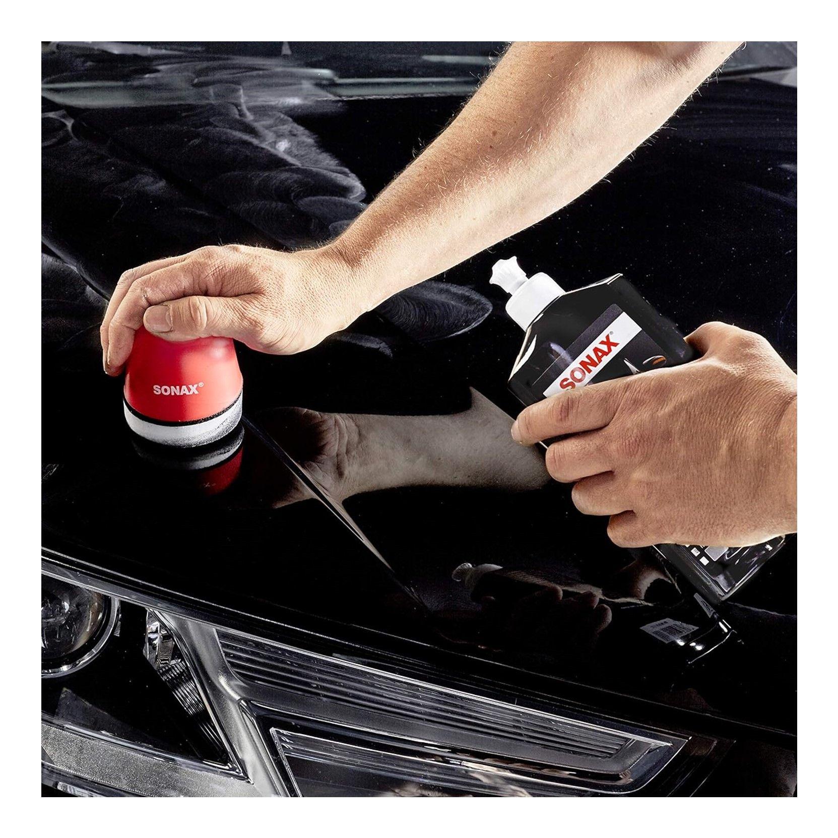 Cera Abrillantadora Sonax Polish & Wax Color Negro 500 ml-1