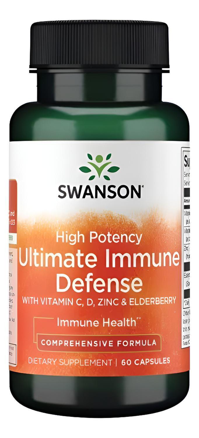 SW1812 High Potency Ultimate Immune Defense with C, D, Zinc & Elderberry 60 Caps-0