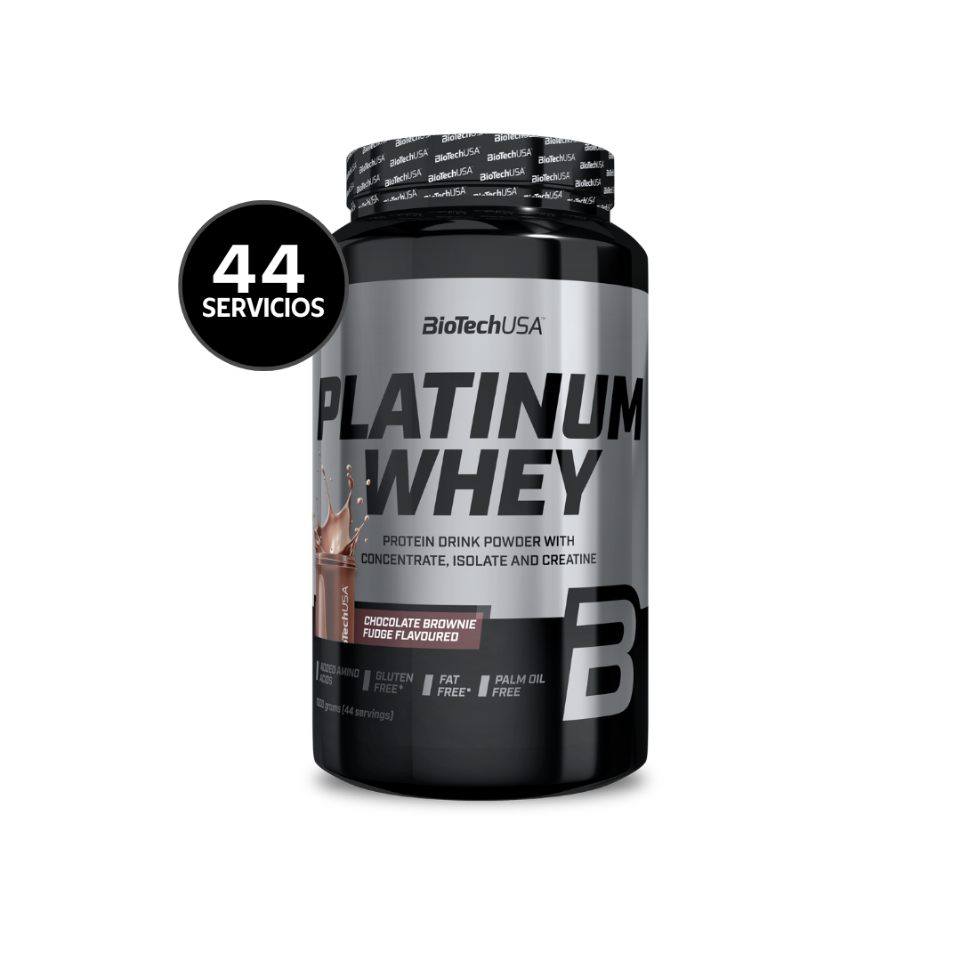 BioTechUSA Platinum Whey 1000 g (Chocolate Brownie Fudge)-0