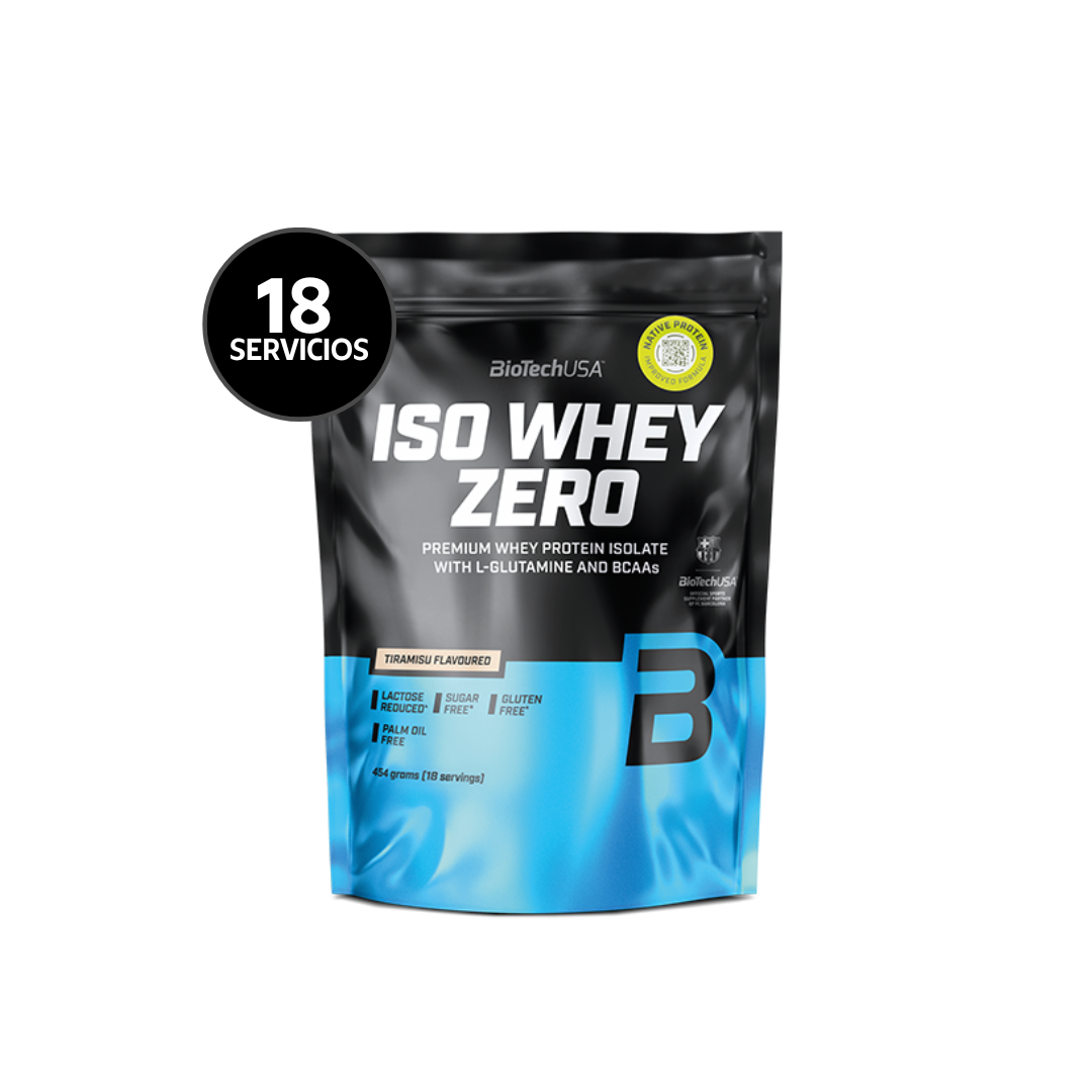BioTechUSA Iso Whey Zero 454 g | 19 Servicios (Tiramisú)-1