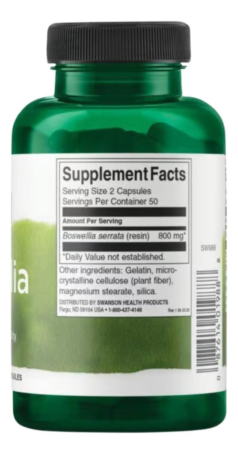 Swanson Boswellia 400mg 100 Caps Swanson Boswellia 400mg 100 Caps-3