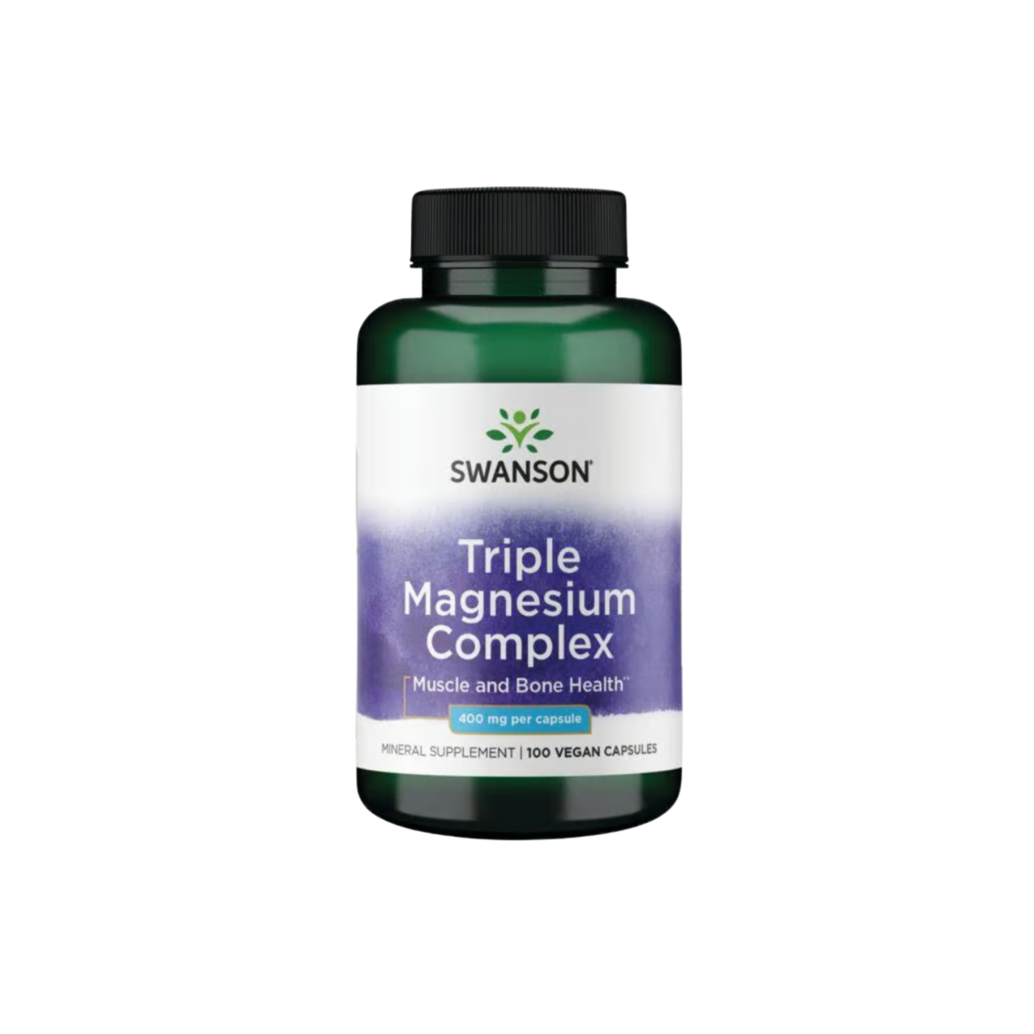 Swanson Triple Magnesium Complex 400 Mg 100 Cápsulas-0