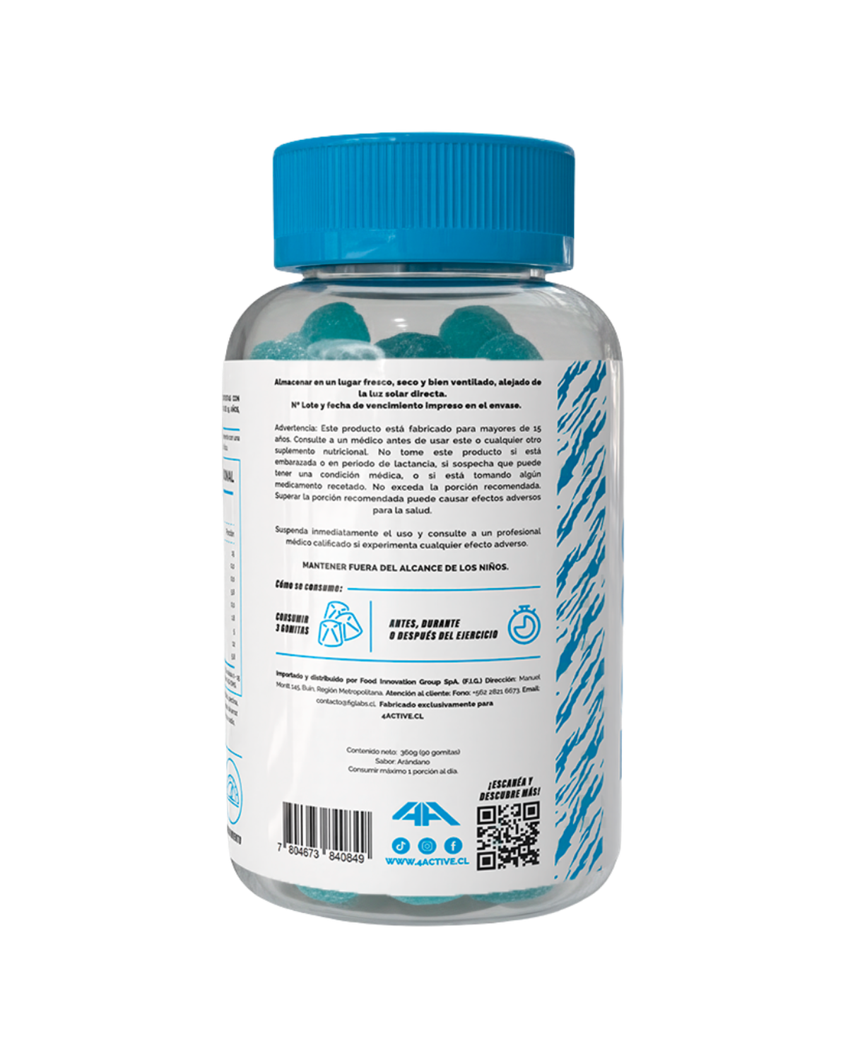 4A Creatine Gummy 90 Unidades 30 Servicios-2
