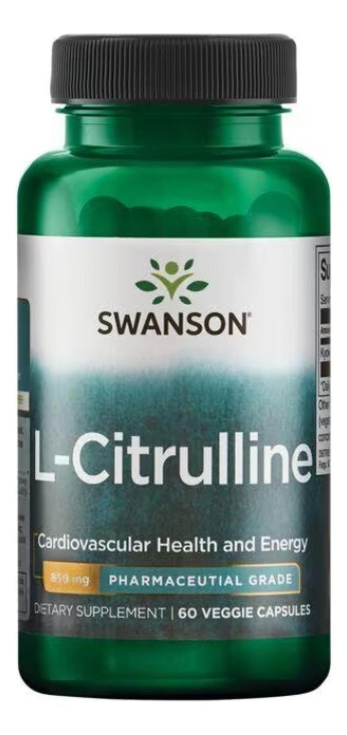 SWU897 L-Citrulline - Pharmaceutical Grade 850 mg 60 Veg Caps-0