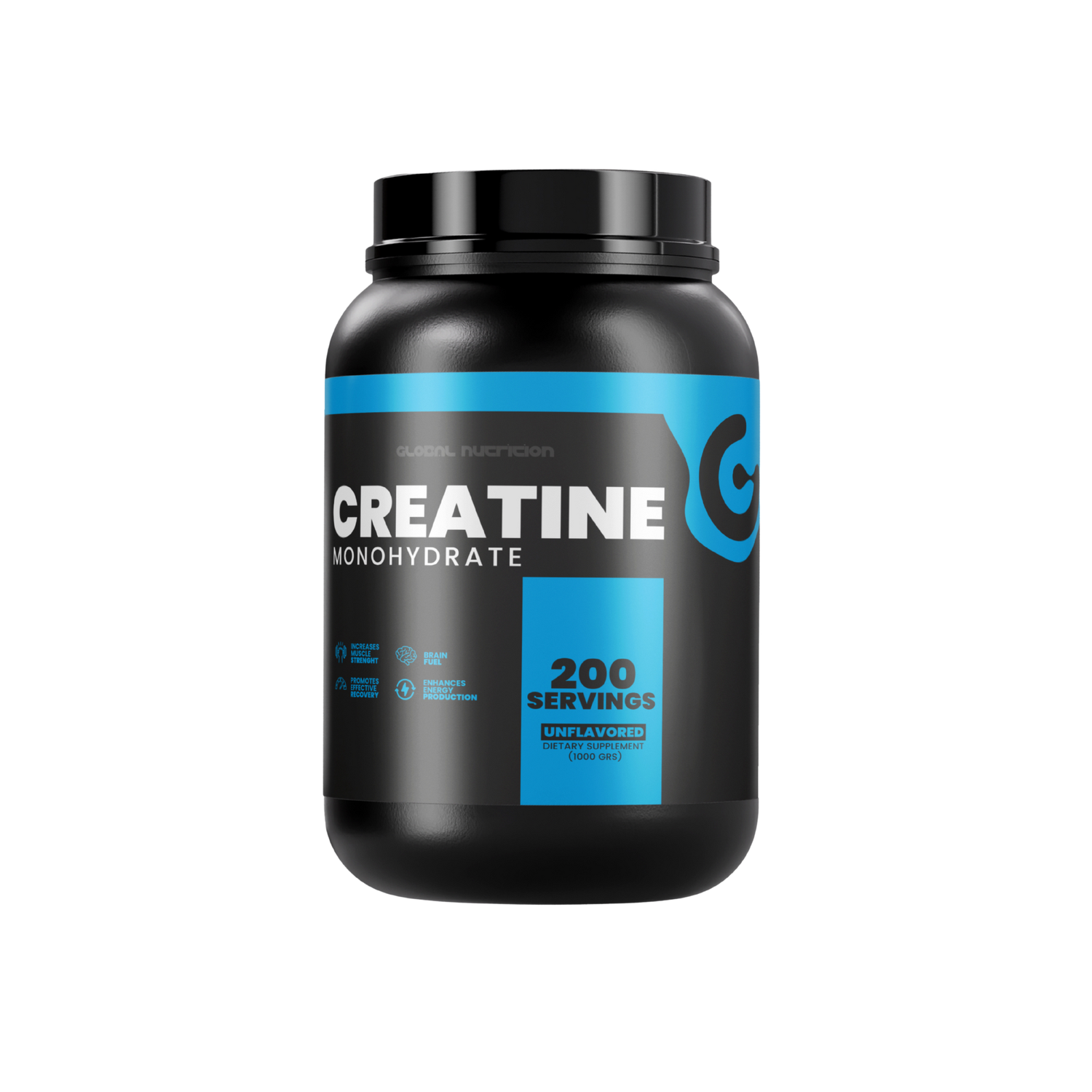 Creatina 1000 gr - 200 Servicios global nutrition-2