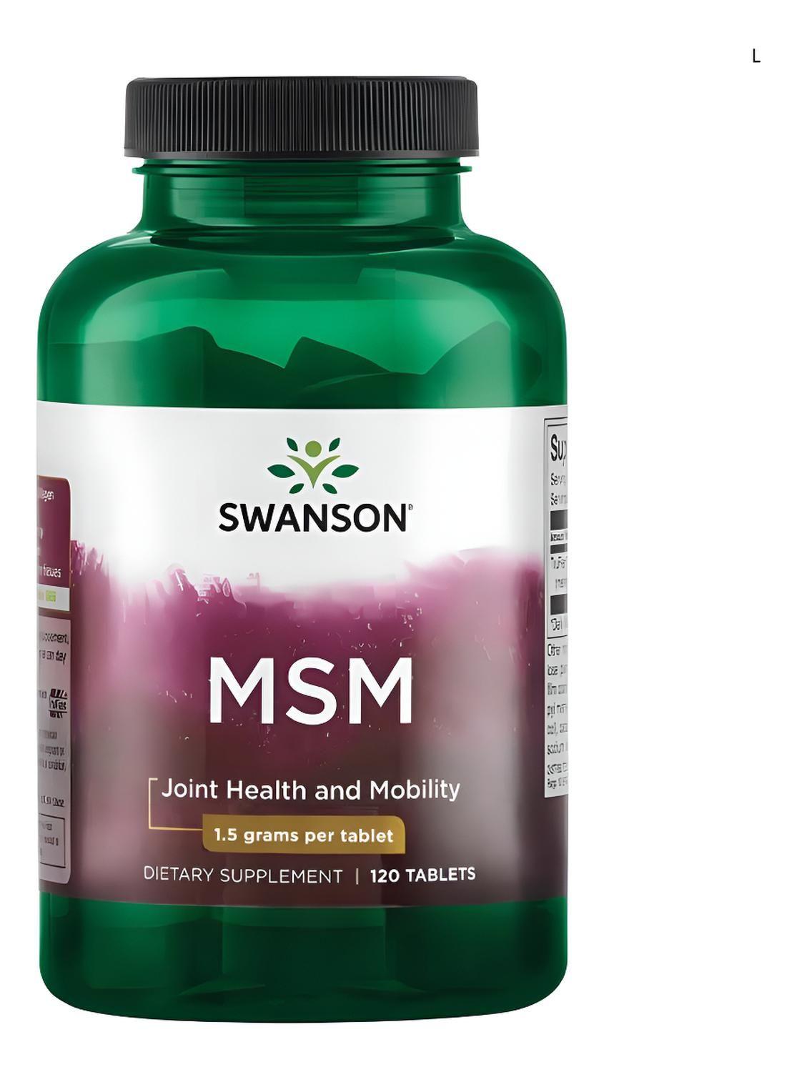 Swanson Ultra MSM 1.5 gramos - 120 Tabletas-0