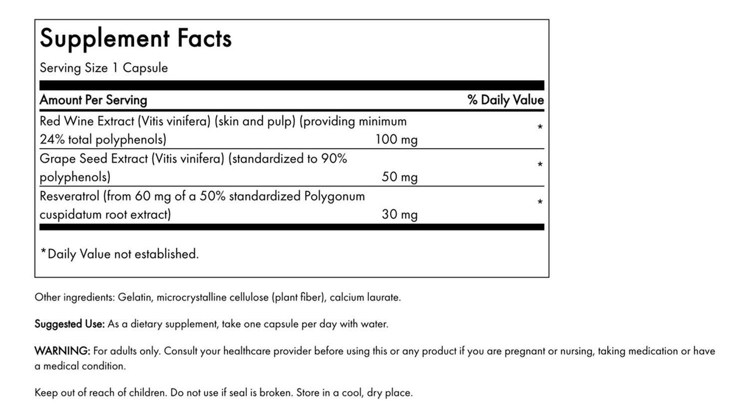 SWU248 Resveratrol Complex 180 mg 60 Caps-2