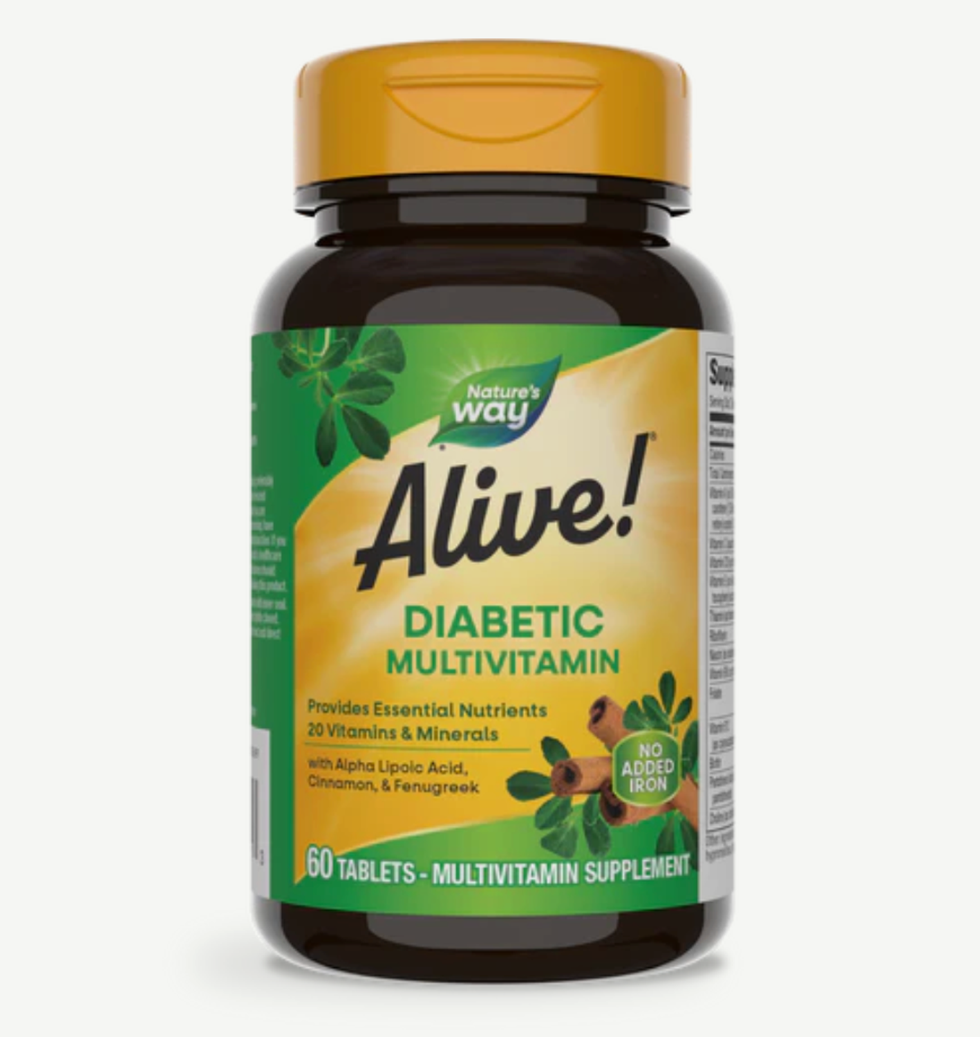 Nature's Way Alive! Diabetic Multivitamin 60 Tabs-0