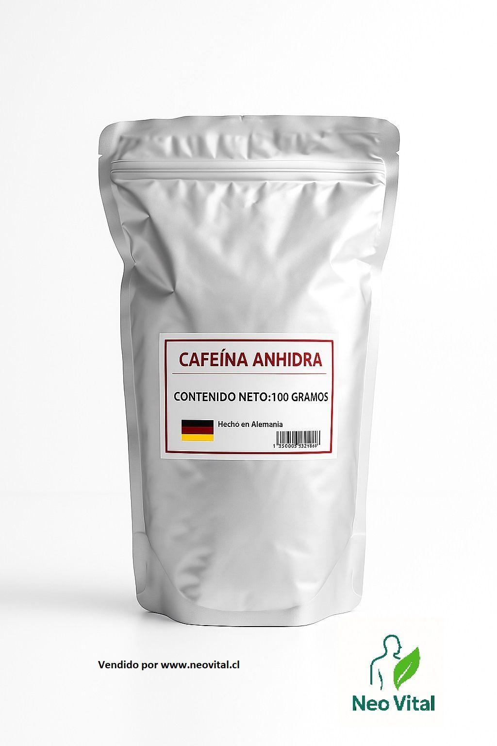Cafeina Anhidra en Polvo 100% pura-0