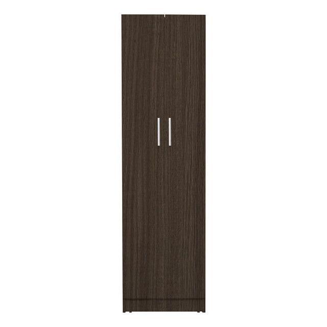 Mueble Despensa Melamina Chocolate-1