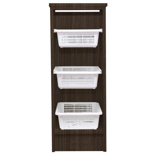 Mueble Frutero 3 Canastos Chocolate-0