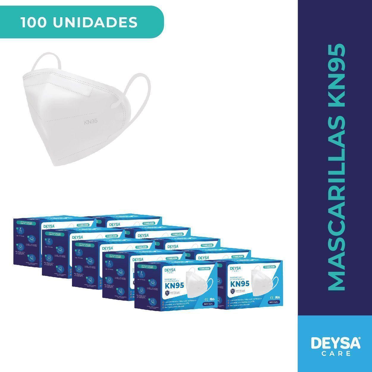 Mascarillas Kn95, 5 Capas, 10 Un, 10 Cajas (100un)-1