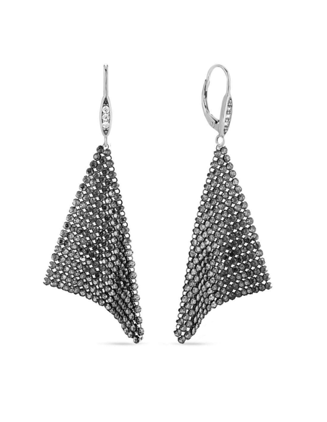 Pendientes Elegance Silver Night-2