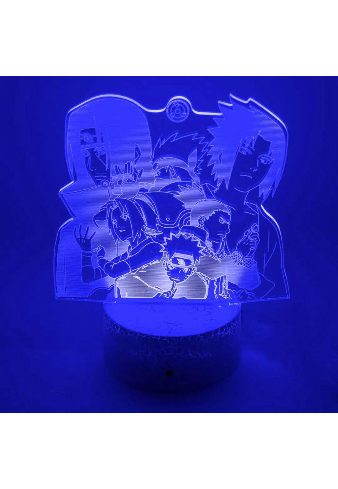 Lámpara 3D Aldea Oculta en la Hoja Konoha Naruto Shippuden-2