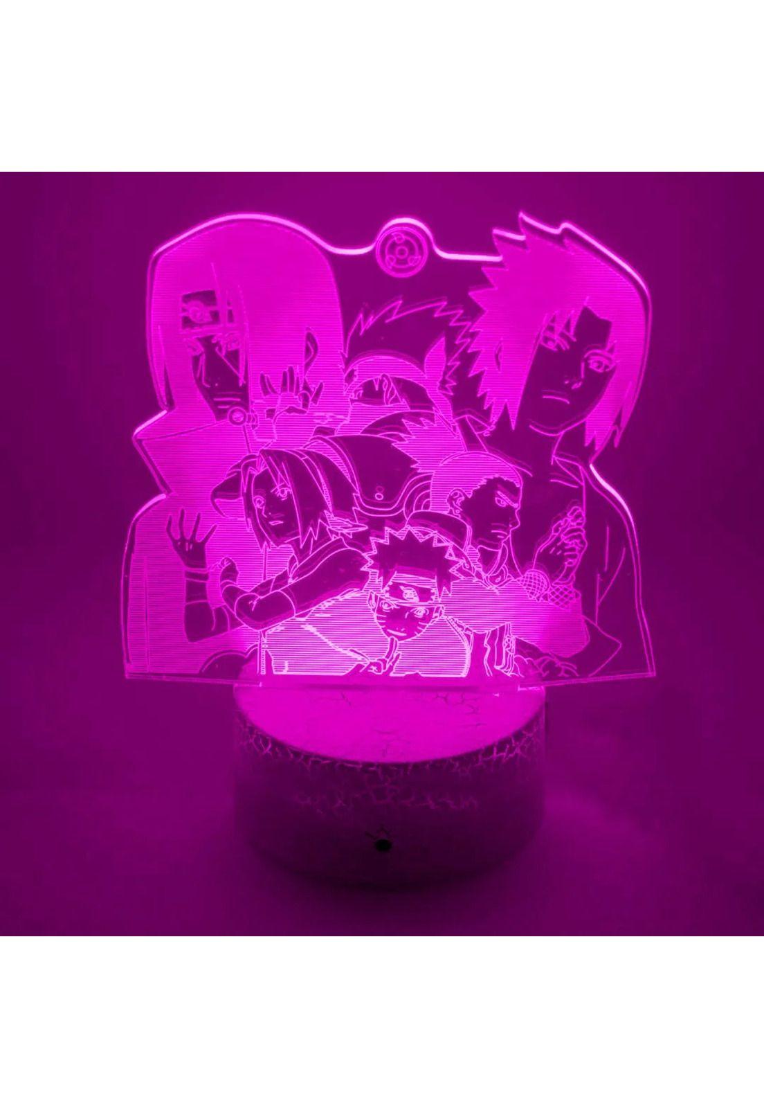 Lámpara 3D Aldea Oculta en la Hoja Konoha Naruto Shippuden-3