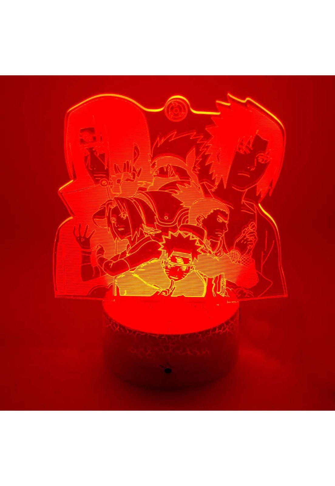 Lámpara 3D Aldea Oculta en la Hoja Konoha Naruto Shippuden-4