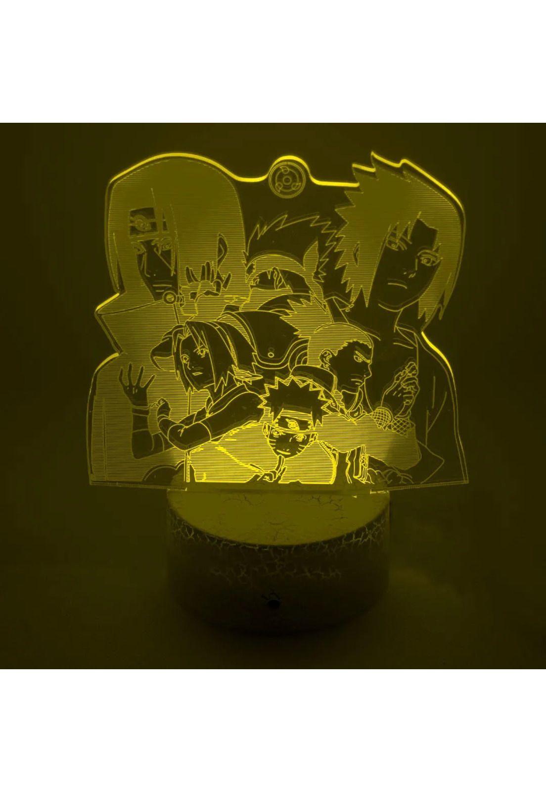 Lámpara 3D Aldea Oculta en la Hoja Konoha Naruto Shippuden-5