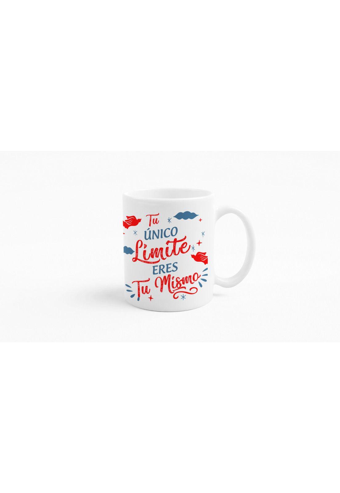 Tazones tazas blancas Tu limite eres tu mismo Motivacional-2