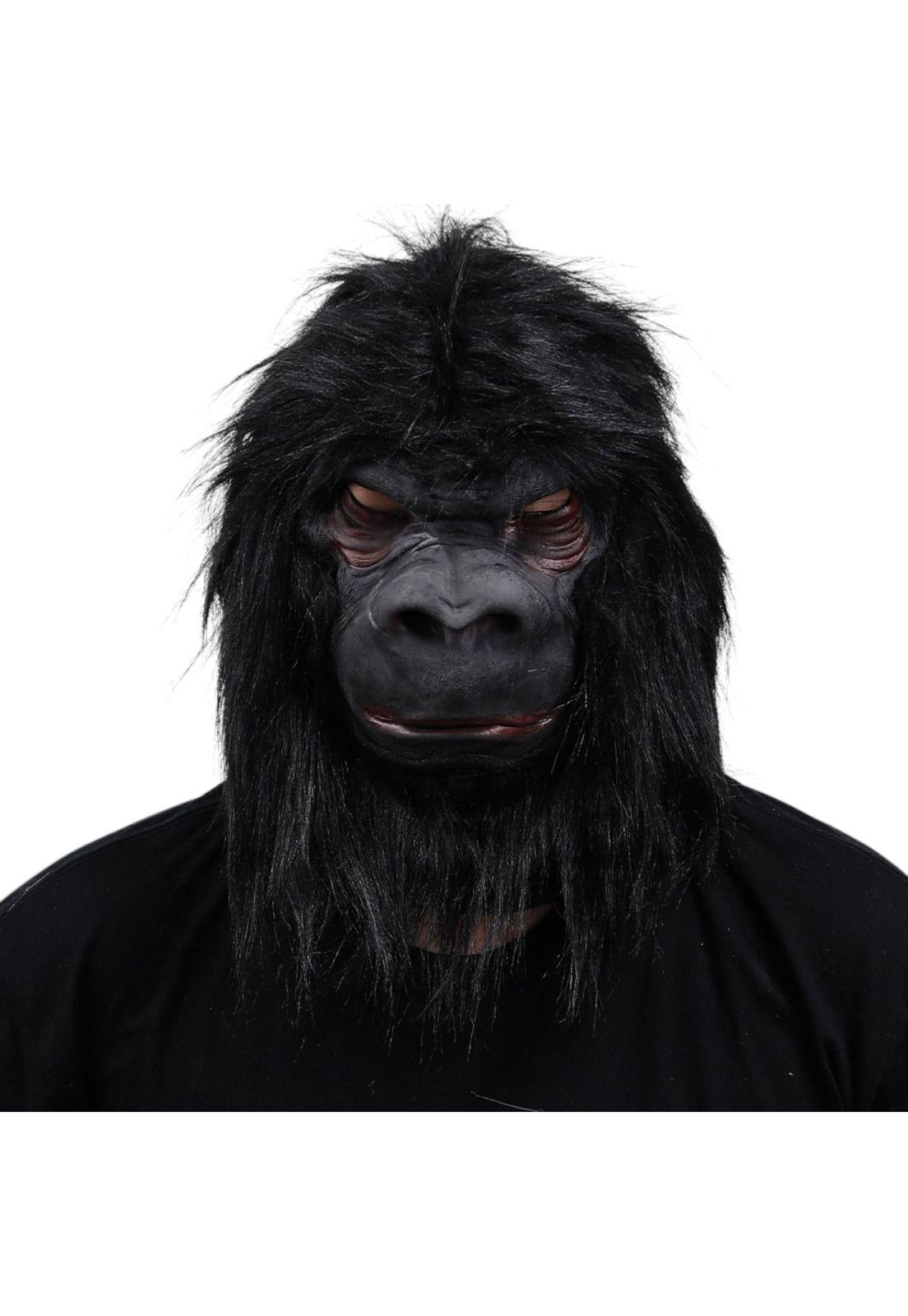 Máscara Látex Gorila Realista Disfraz Adulto Halloween-3