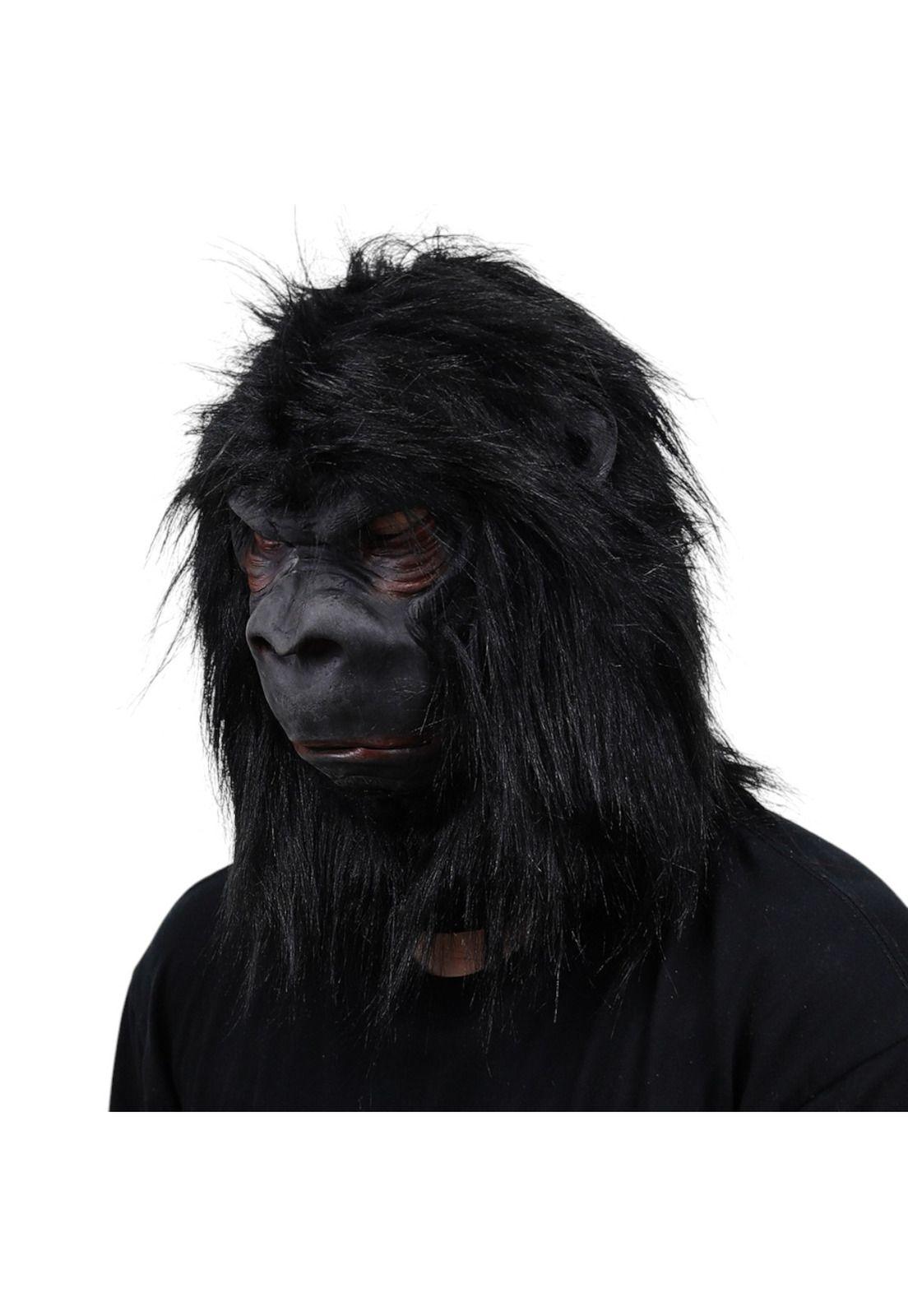 Máscara Látex Gorila Realista Disfraz Adulto Halloween-4