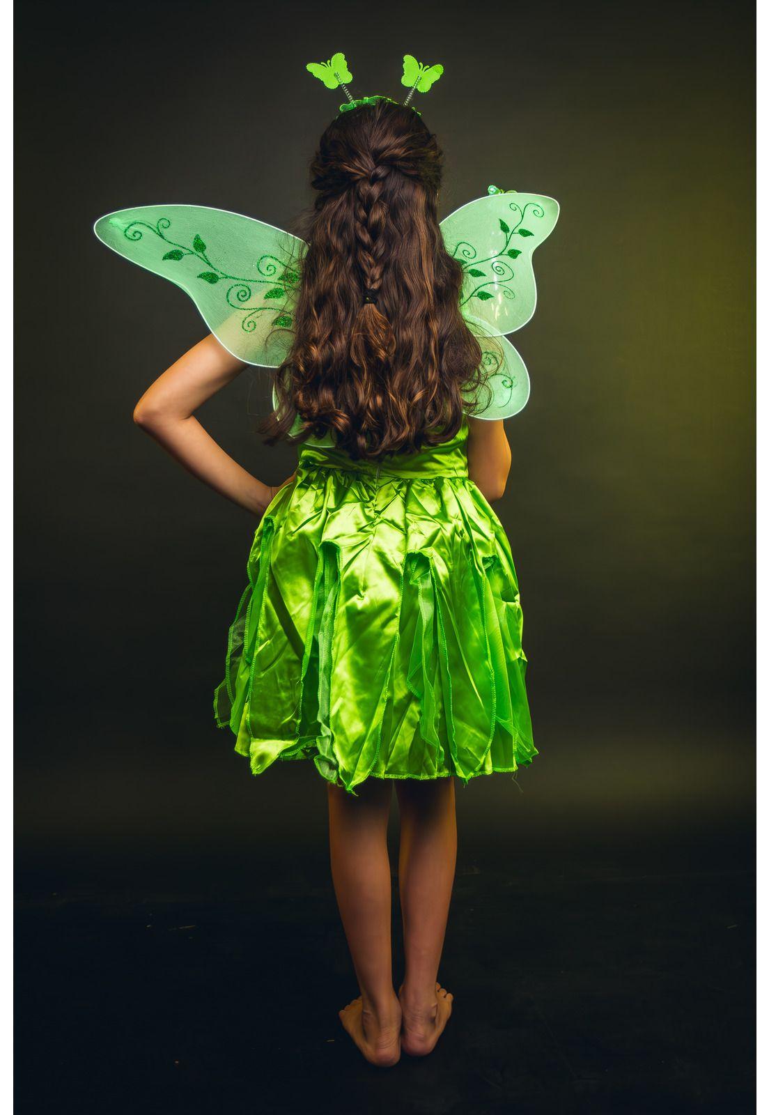 Disfraz Infantil Completo Campanita Tinker Bell Disney-7