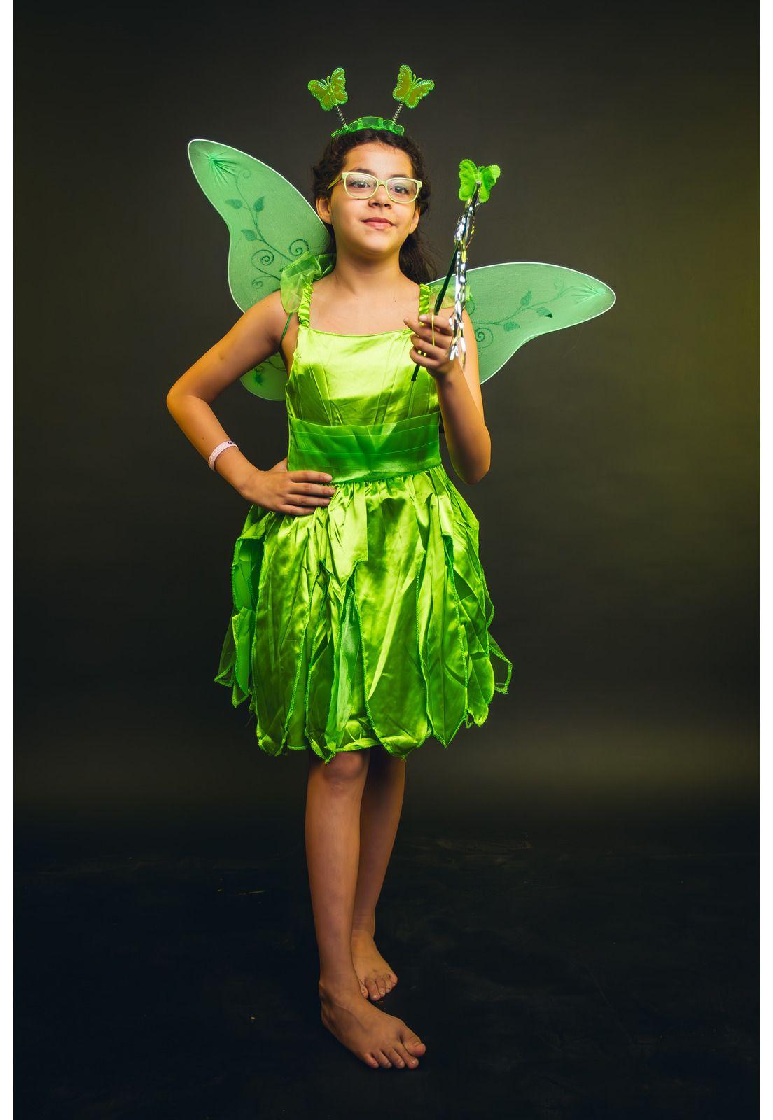 Disfraz Infantil Completo Campanita Tinker Bell Disney-8