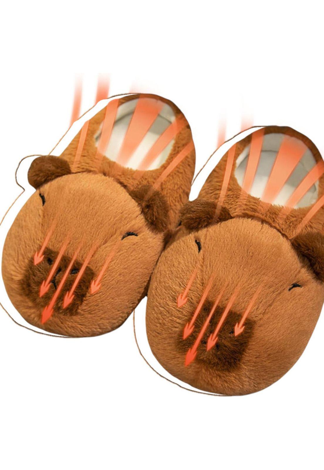 Pantuflas Tiernas Capibara Animal-2