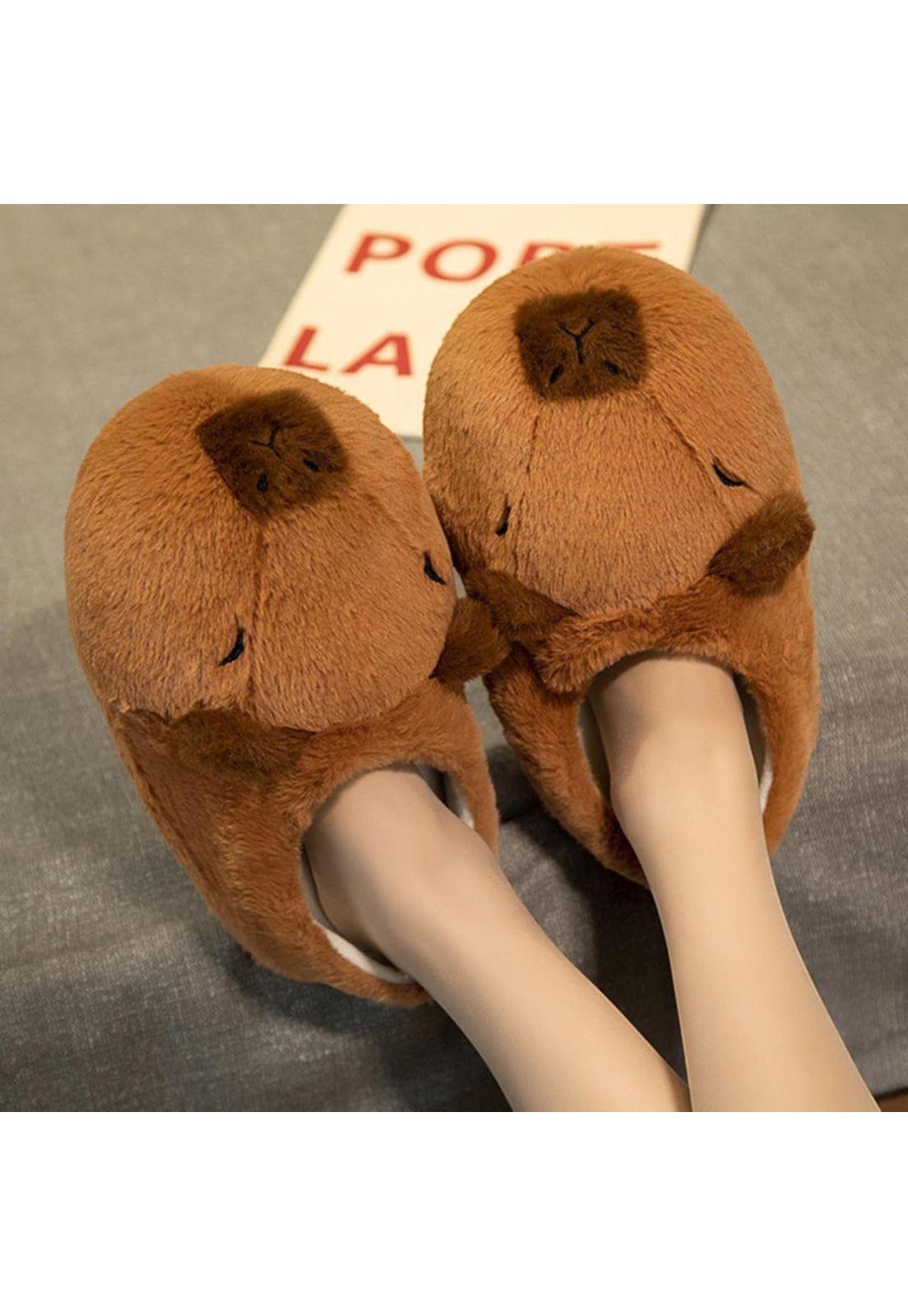 Pantuflas Tiernas Capibara Animal-4