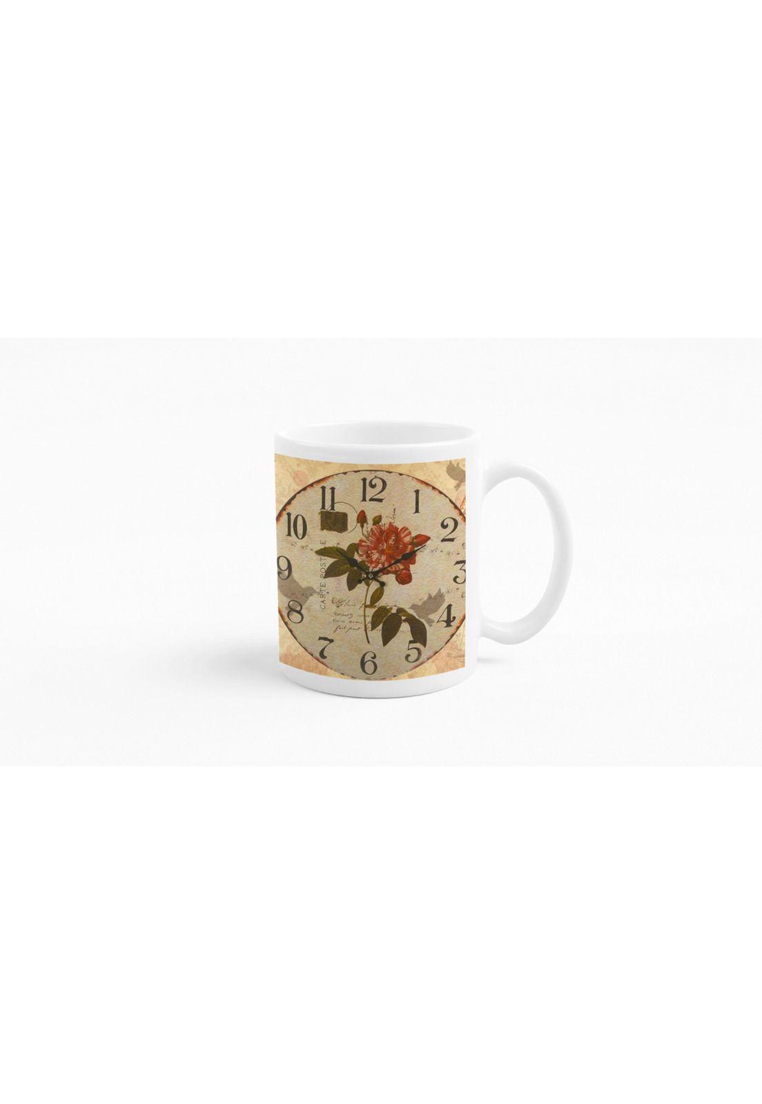 Tazones tazas blancas Carta a Paris Vintage-2